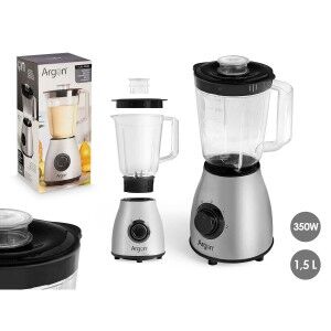Cup Blender Argon Transparent Steel 1,5 L 350 W |  Blenders   | Che...