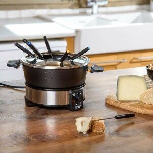 Fondue Taurus FF2 Noir Argenté 1000 W |  Crêpières et gaufriers   |...