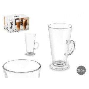 Kristallglas Vivalto CAFE LATTE Durchsichtig Glas 280 ml (6 Stück) ...