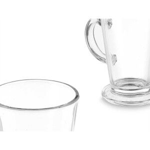 Verre en Verre Vivalto CAFE LATTE Transparent verre 280 ml (6 Unité...