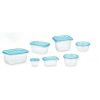 Set of lunch boxes Leknes Blue Green polypropylene 50 Pieces (4 Uni...