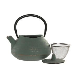 Teapot Home ESPRIT Green Orange Stainless steel Iron 400 ml (2 Unit...