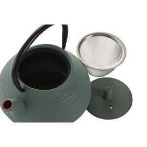 Teapot Home ESPRIT Green Orange Stainless steel Iron 400 ml (2 Unit...