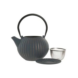 Teekanne Home ESPRIT türkis Edelstahl Eisen 850 ml |  Gläser und Kr...