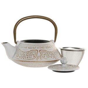 Teapot Home ESPRIT White Pink Stainless steel Iron 400 ml (2 Units)...