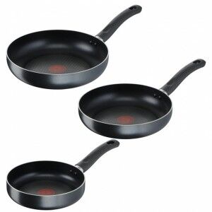 Ensemble de poêles Tefal EASY COOK 3UDS Blanc Aluminium 3 Pièces | ...