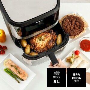 Heißluftfritteuse Taurus AIR FRY 360XL Schwarz 2100 W 8 L |  Fritte...