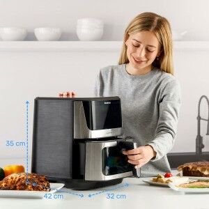 Heißluftfritteuse Taurus AIR FRY 360XL Schwarz 2100 W 8 L |  Fritte...