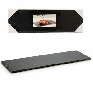 Tablett für Snacks Kinvara Schwarz 50 x 0,5 x 15 cm |  Geschirr, Ta...