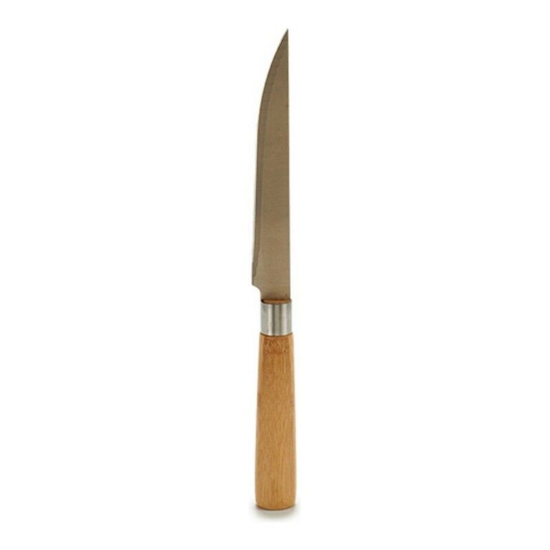 Kitchen Knife Kinvara Brown Silver Bamboo Stainless steel Stainless steel /Wood 2 x 24 x 2 cm