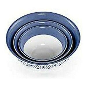 Bowl Stefanplast 55201 Blue Plastic 29,5 x 13 x 29,5 cm 3 Pieces | ...