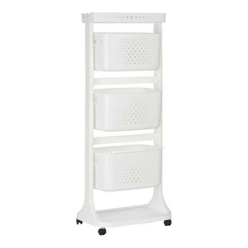 Gemüsewagen Kinvara TP-749 Weiß Polypropylen Kunststoff 33 x 112 x ...
