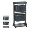 Vegetable trolley Kinvara Anthracite polypropylene Plastic 38 x 81,...