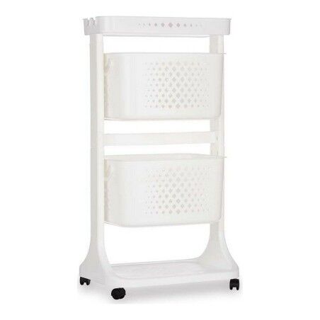 Vegetable trolley Kinvara White polypropylene Plastic 33 x 83,5 x 4...