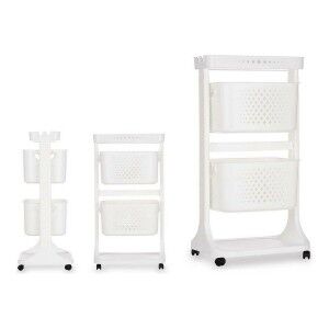 Chariot à légumes Kinvara Blanc polypropylène Plastique 33 x 83,5 x...