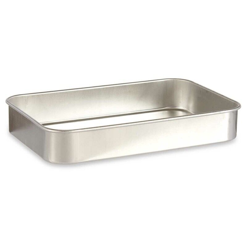 Backofenform Kinvara Silberfarben Silber Aluminium 23,5 x 6 x 36 cm...