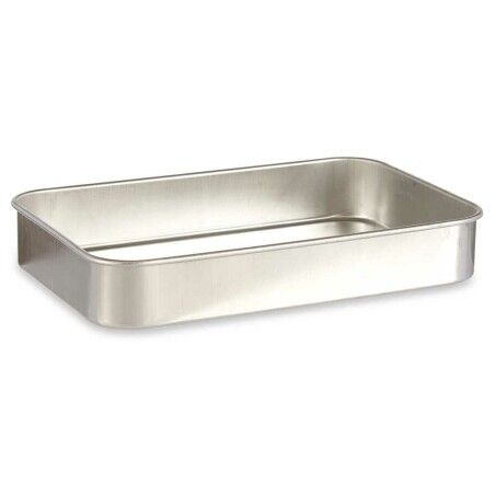 Backofenform Kinvara Silberfarben Silber Aluminium 23,5 x 6 x 36 cm...