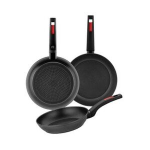Pan Monix M249001 Black Plastic 3 Pieces |  Pans and casseroles   |...