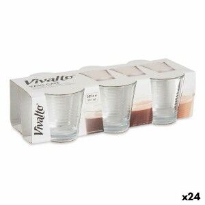 Set de Verres Vivalto Transparent verre 90 ml (24 Unités) |  Verres...