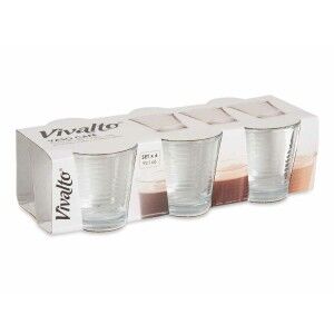 Set de Verres Vivalto Transparent verre 90 ml (24 Unités) |  Verres...