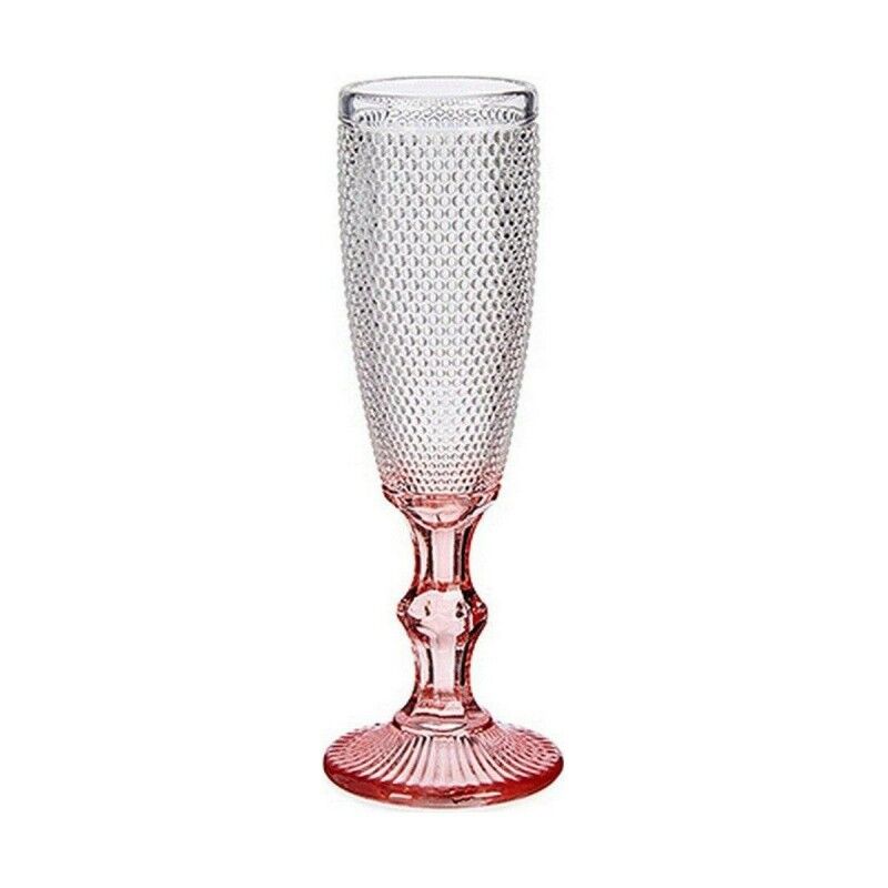 Champagnerglas Vivalto Rosa Durchsichtig Glas 180 ml (6 Stück) |  G...
