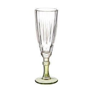 Champagne glass Vivalto PR05720ST3/BHA6 GREE Exotic Green Crystal 1...