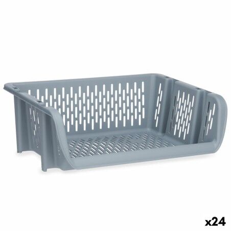 Gemüse-Korb Kinvara Grau Polypropylen 30 x 13,5 x 38,7 cm (24 Stück...