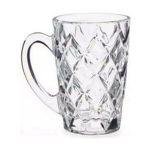 Tasse Vivalto Transparent Diamant 110 ml (6 Unités) |  Tasses et th...