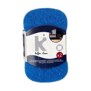 Set of scourers 11880003 11880003 Blue Polyurethane 7 x 12,3 x 2,5 ...