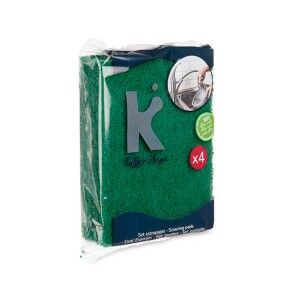 Scheuerschwämme-Set grün Abrasive Faser 11,3 X 15,7 X 0,5 cm (22 St...