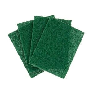 Set of scourers Green Abrasive fibre 11,3 X 15,7 X 0,5 cm (22 Units...