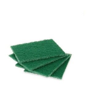 Set of scourers Green Abrasive fibre 11,3 X 15,7 X 0,5 cm (22 Units...