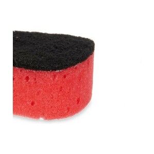 Scheuerschwamm 11880004 11880004 Schwarz Rot Polyurethan Schaum Abr...