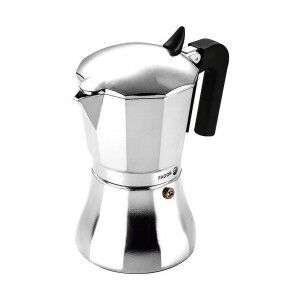 Italienische Kaffeemaschine Fagor Stahl Aluminium 6 Tassen (1 Stück...