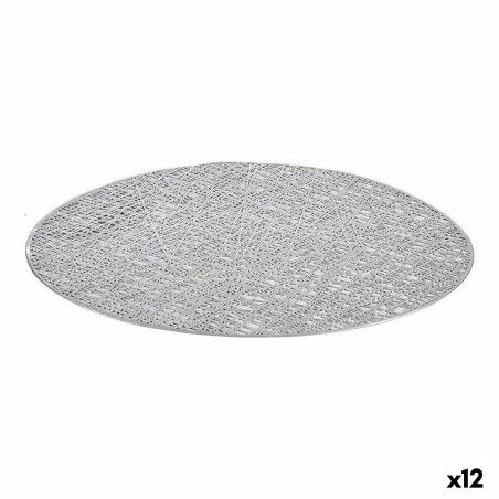 Untersetzer Kinvara Silberfarben Silber Kunststoff 30 % Polyester Ø...