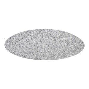 Table Mat Kinvara Silver Plastic 30 % Polyester Ø 38 cm 38 x 0,01 x...