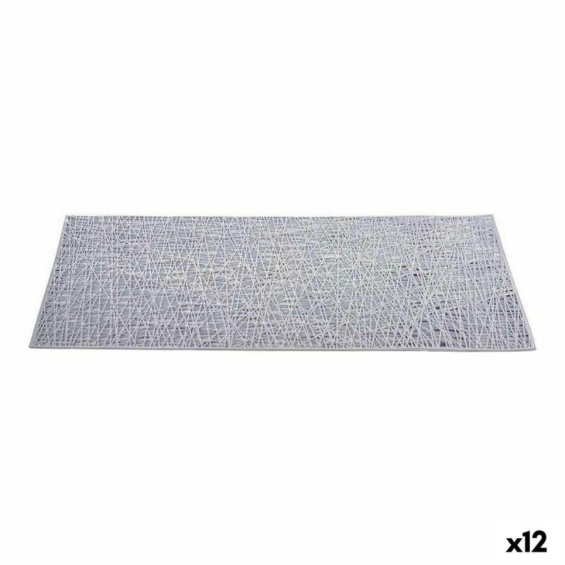 Untersetzer Kinvara Silberfarben Silber Kunststoff 30 % Polyester 4...