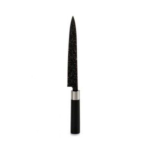Küchenmesser Kinvara Schwarz Silberfarben Edelstahl Kunststoff 3,5 ...