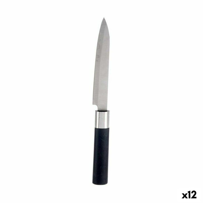 Küchenmesser Kinvara Schwarz Silberfarben Edelstahl Kunststoff 3 x ...