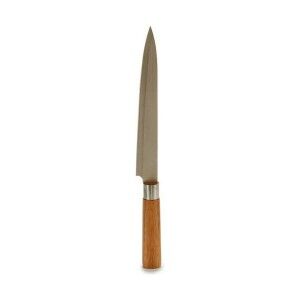 Küchenmesser Kinvara Braun Silberfarben Bambus Edelstahl 3 x 33,5 x...