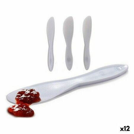 Ensemble de Couteaux Kinvara Blanc Plastique 18 x 10 x 1 cm 18 x 3,...