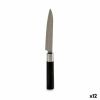 Küchenmesser Kinvara Schwarz Silberfarben Edelstahl Kunststoff 2,7 ...
