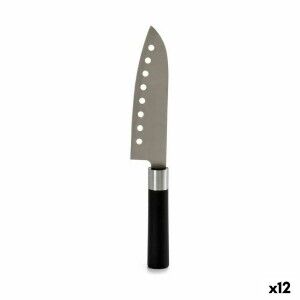 Couteau de cuisine Kinvara Noir Argenté Acier inoxydable Plastique ...