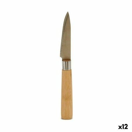 Schälmesser Kinvara Braun Silberfarben Bambus Edelstahl 22 x 19,5 x...