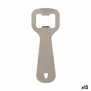 Flaschenöffner Kinvara Silberfarben Silber Edelstahl 11 x 4 x 0,5 c...