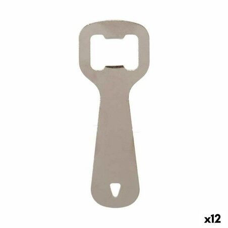 Flaschenöffner Kinvara Silberfarben Silber Edelstahl 11 x 4 x 0,5 c...