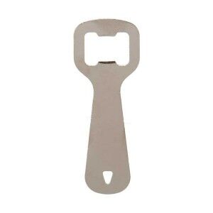 Flaschenöffner Kinvara Silberfarben Silber Edelstahl 11 x 4 x 0,5 c...