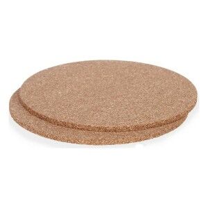 Kit de sets de table Kinvara KT166139R KT166139R Naturel Liège 18 x...