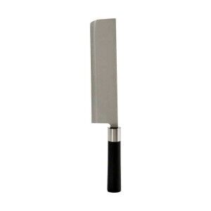 Large Cooking Knife Kinvara Black Silver Stainless steel Plastic 5,6 x 2,5 x 33 cm 33 x 2,5 x 5,6 cm (12 Units)