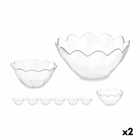 Set of bowls Pasabahce 1003561-98886 Hasir Transparent Glass 31 x 2...